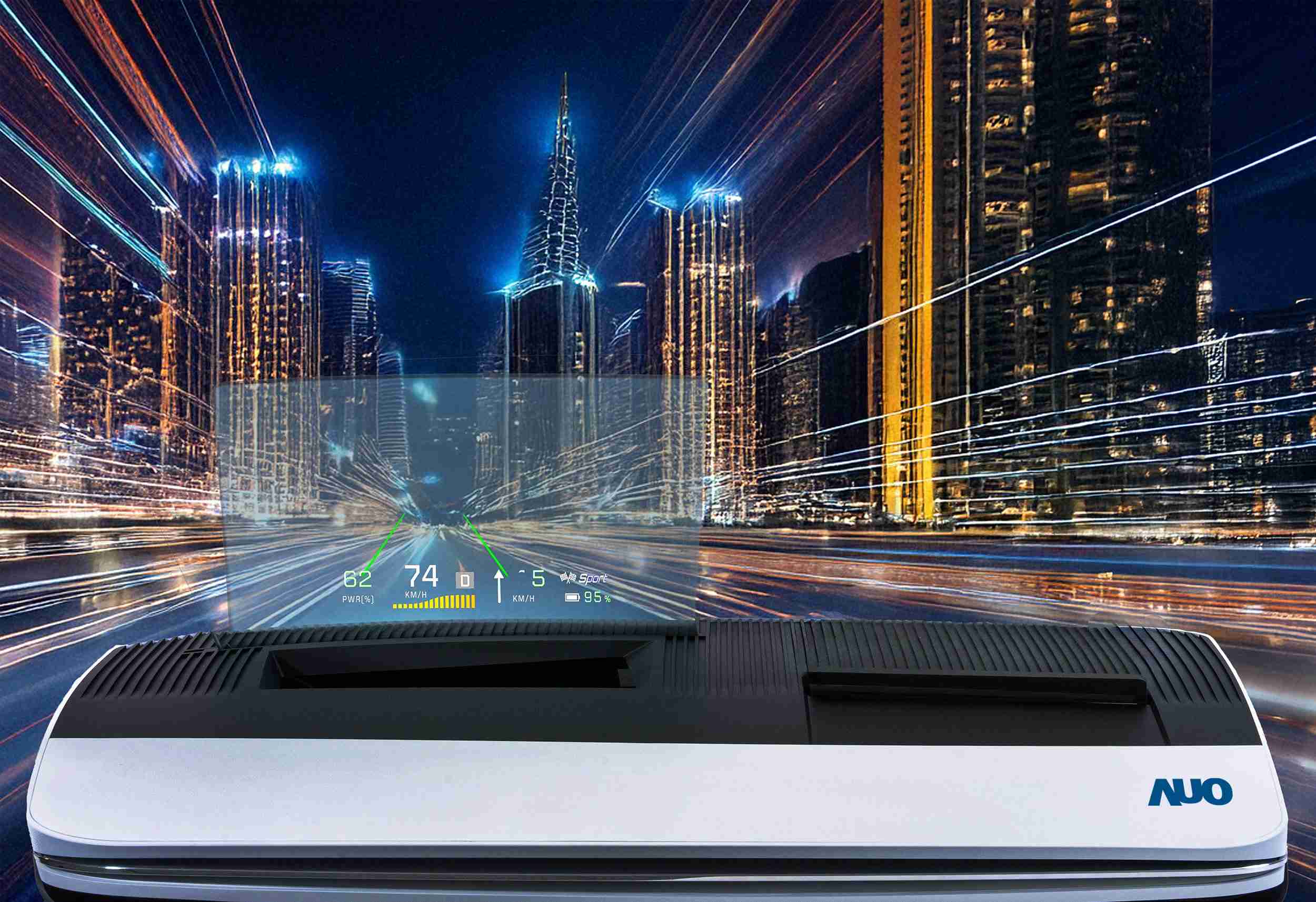 CG电子推出13吋Micro LED抬头显示器，，提供高入眼亮度、、高色彩饱和度的显示质量，，，，在阳光下或黑暗中都清晰可见，，并利用Micro LED模块体积小的优势，，解决车用空间有限的痛点